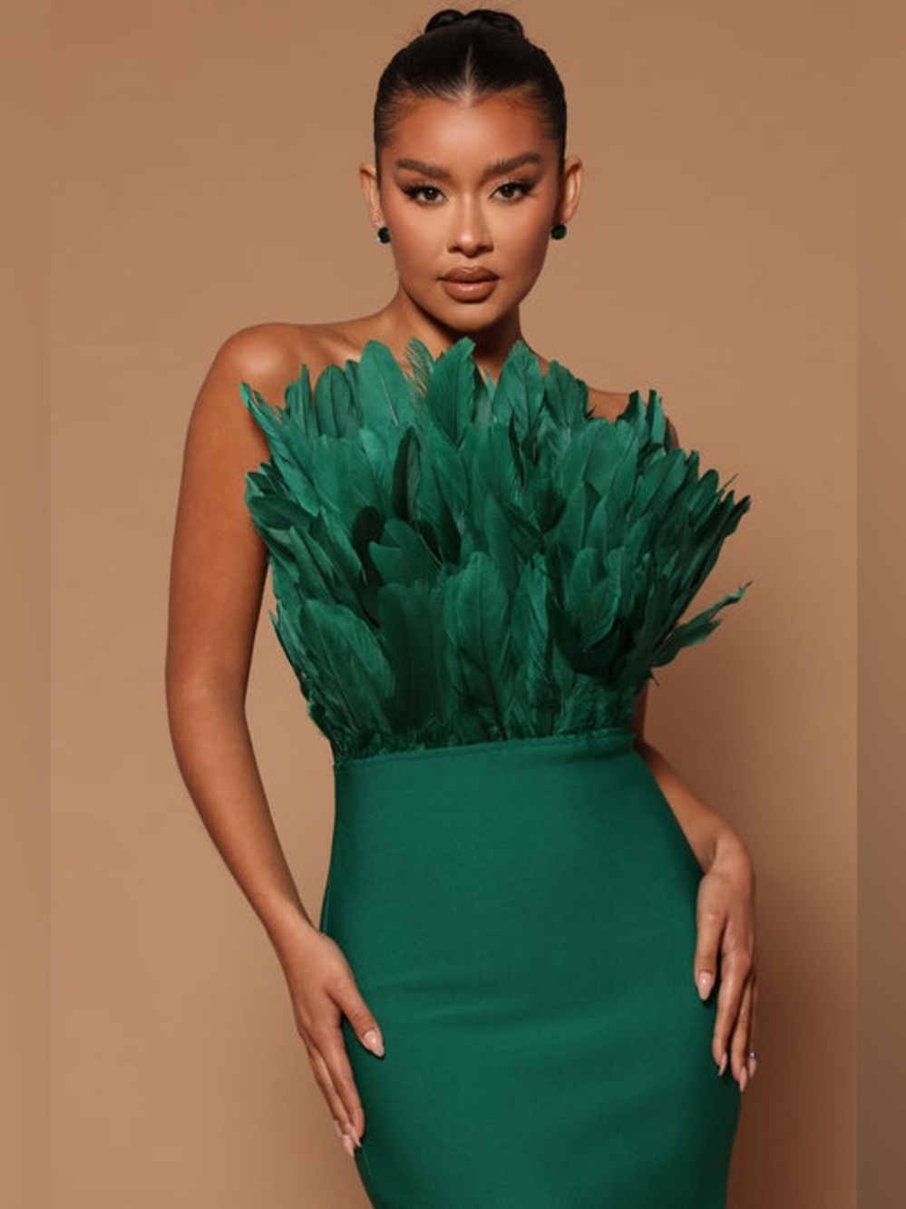 Marianna Bandage Midi Dress - Hunter🥰 - Picture 4 of 8